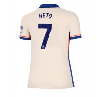 Camiseta Chelsea Pedro Neto #7 Segunda Equipación Replica 2024-25 para mujer mangas cortas